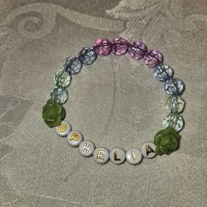 Colorful Beaded Name Bracelet